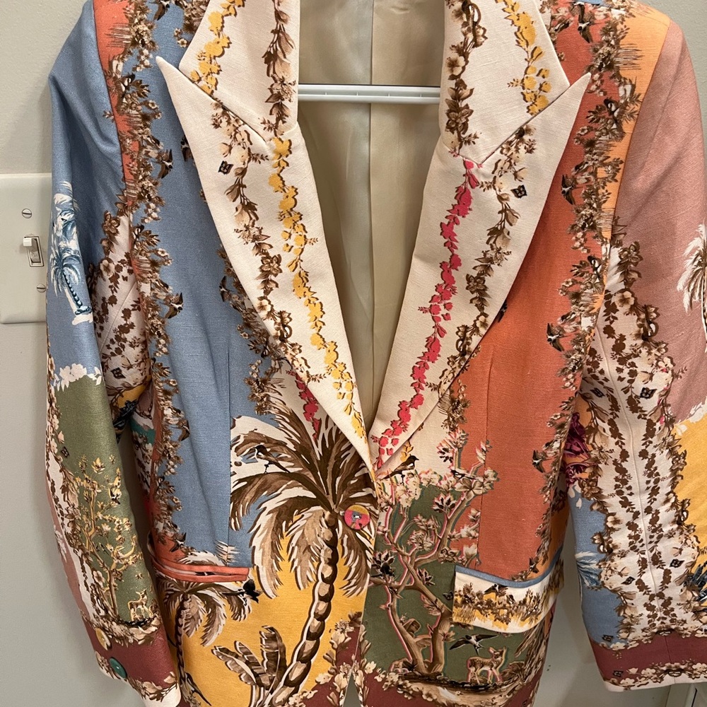 Ranna Gill blazer and shorts